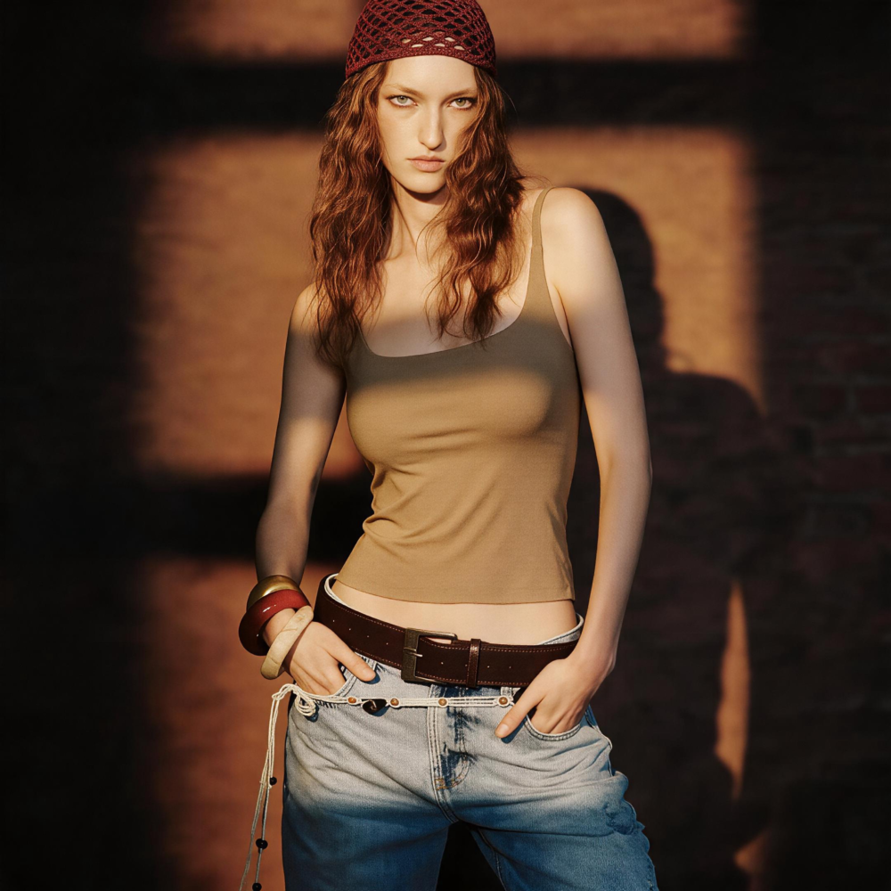 Essential Tank Khaki