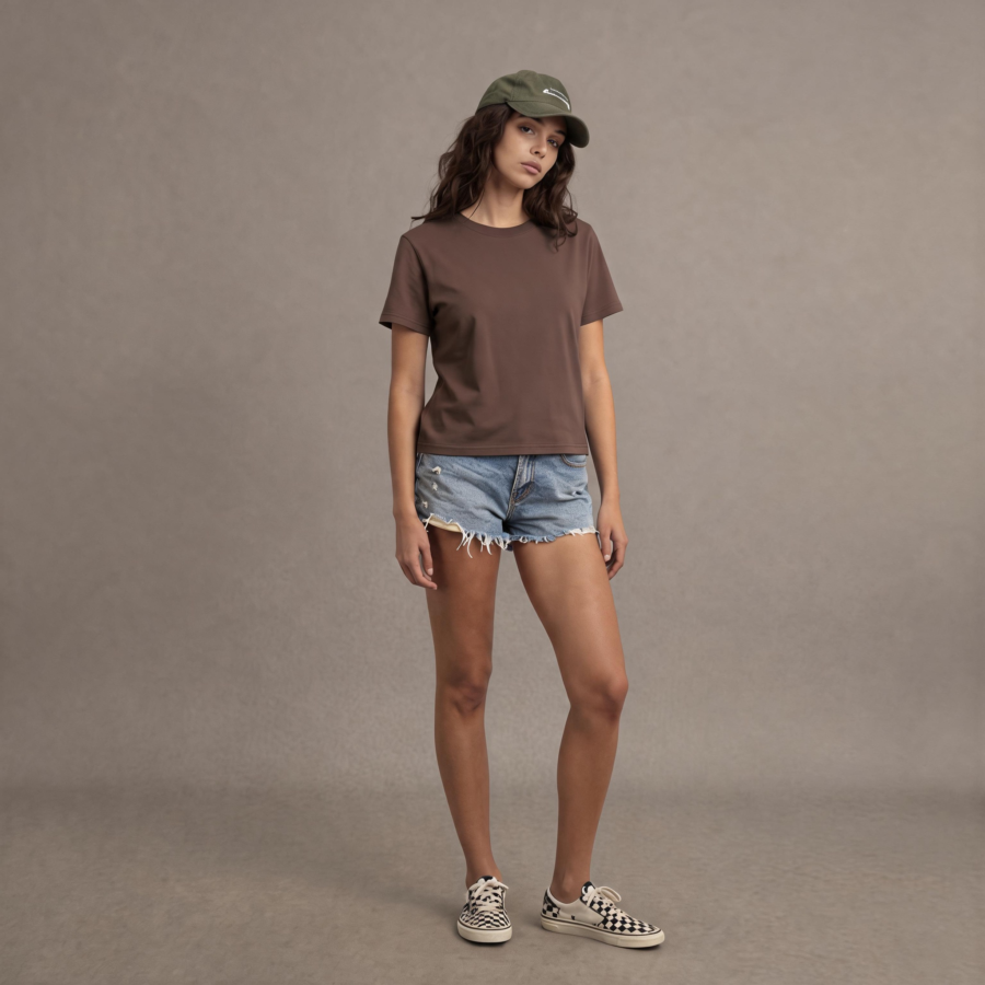 Essential Classic Tee Brown
