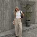 Sculpt tee model white