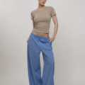Sculpt tee Taupe 1
